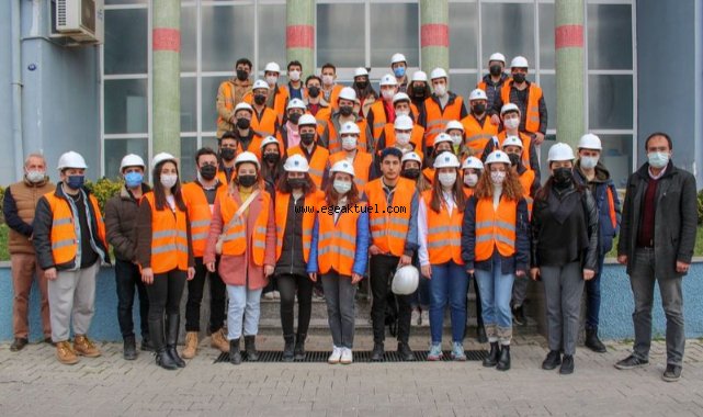 Geleceğin inşaat mühendislerini ağırladı