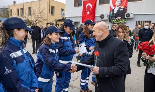 İş makinesi operatörü ve ağır vasıta şoförü 30 kadın iş başı yaptı