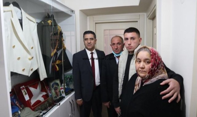  Kayalar’dan şehit ailesine ziyaret