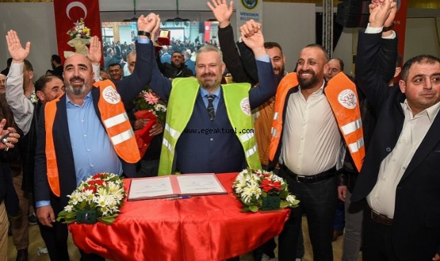 Menemen Belediyesi'nde TİS sevinci