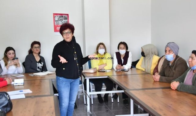 Narlıdereli kadınlar haklarını öğreniyor
