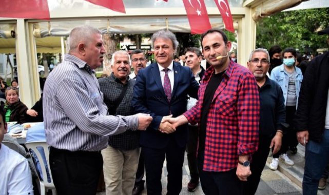 Başkan İduğ önce camii ardından kilise iftarında
