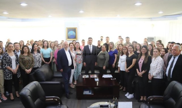 Başkan Kayalar, personeliyle bayramlaştı