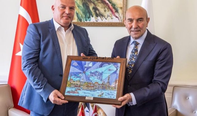 Başkan Soyer Delçevo Belediye Başkanı’nı ağırladı