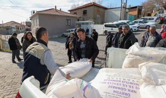   Buca Belediyesi’nden çiftçiye gübre desteği