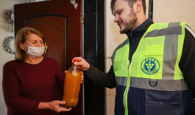 Buca’da 1 yılda 4 bin 412 litre atık yağ toplandı
