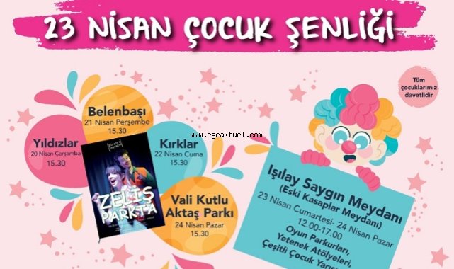 Buca’da 23 Nisan Çocuk Şenliği başladı