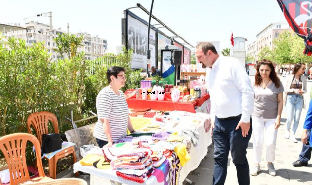 Çiğli’de “Üretici Kadın Pazarı” Açıldı