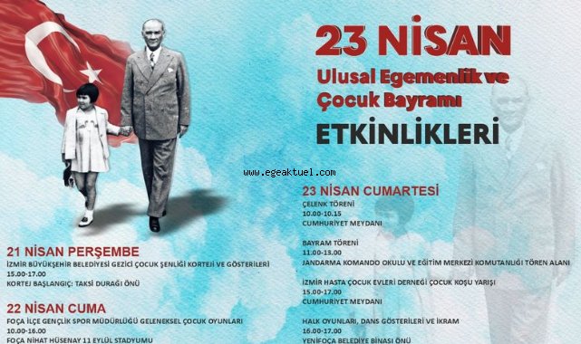Foça’da 23 Nisan Coşkusu