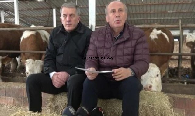 İnce’den ahırda basın toplantısı
