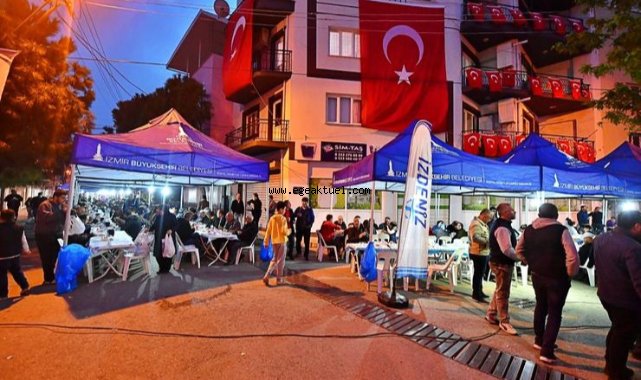 İZDENİZ personelinden bin kişilik iftar