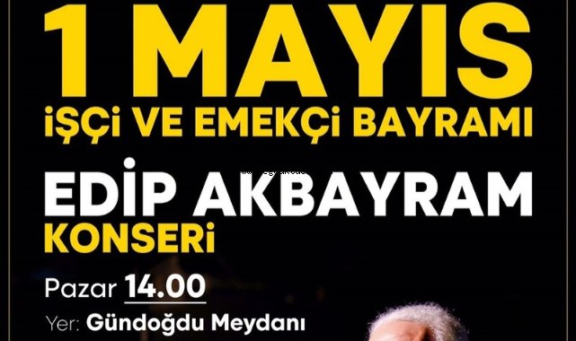 İzmir Büyükşehir Belediyesi’nden 1 Mayıs’ta çifte konser