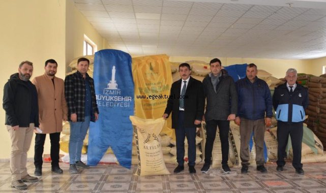 İzmir’den Kars’a 105 ton tohum desteği