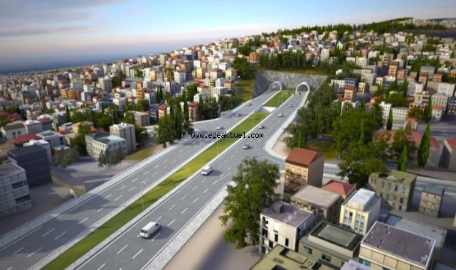 İzmir’in en uzun tünelinin yapımına başlanıyor