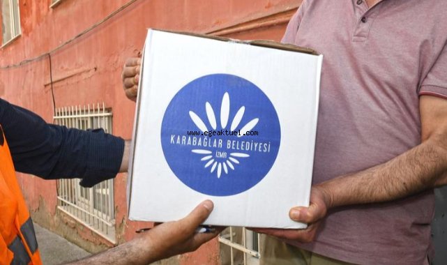 Karabağlar Belediyesi'nden Ramazan'da örnek dayanışma