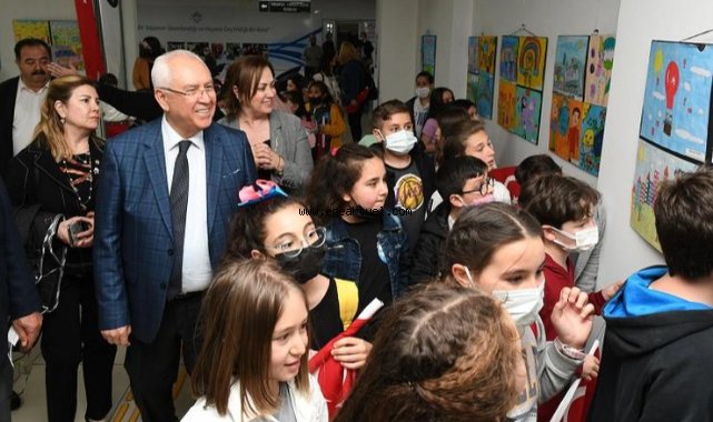 Karabağlar'da çocuklar özgürlüğü anlattılar