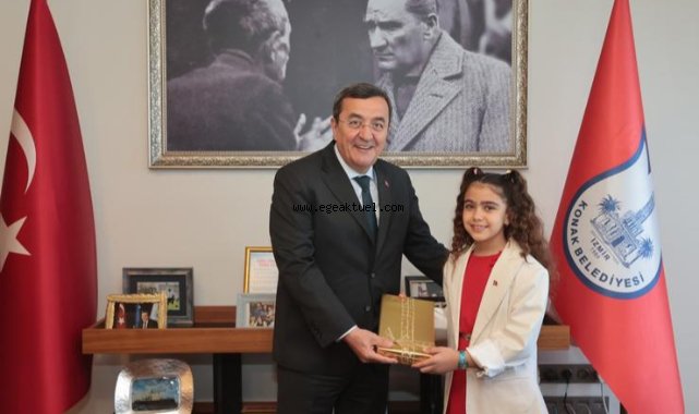 Konak’ın çocuk başkanının ilk projesi: Çocuk Sanat Sokağı