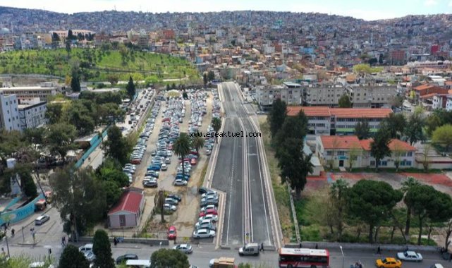 Konak’ta trafiğe hayat verecek yeni yol hazır