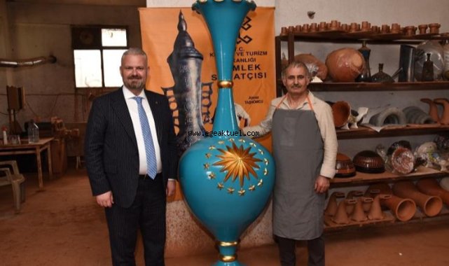 Menemen’den Cumhurbaşkanlığına Dev Vazo