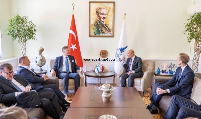 Başkan Soyer Finlandiya heyetini ağırladı