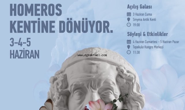 Bayraklı ‘Homeros Festivali’ne hazır