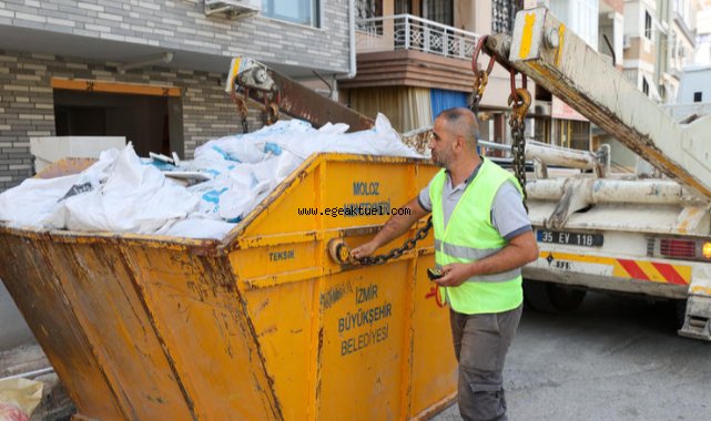 Buca’da yaz aylarına özel moloz hizmeti
