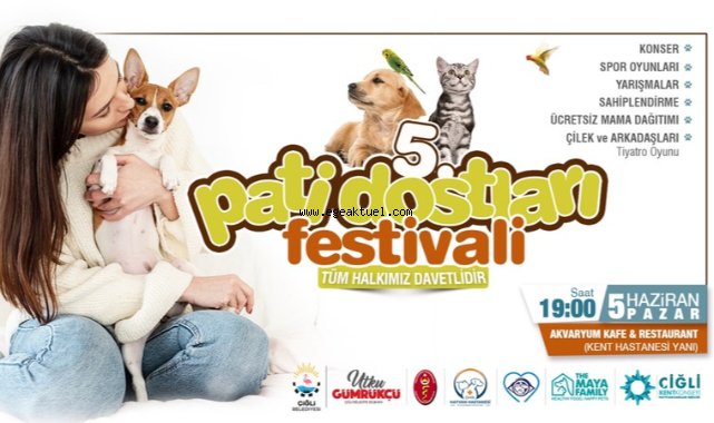 Çiğli 5. Pati Dostları Festivali'ne Hazır