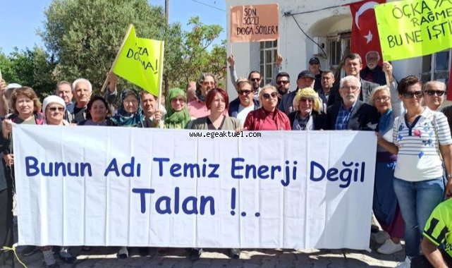 Karaburun’daki GES eylemlerinde yeni durak Parlak Köyü oldu