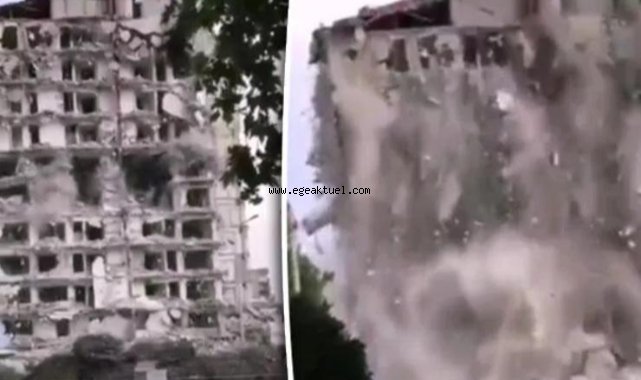 İzmir’de paniğe yol açan yıkım