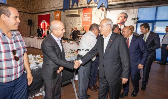Kılıçdaroğlu Acil Çözüm Projesi uygulanan mahalle muhtarlarıyla buluştu