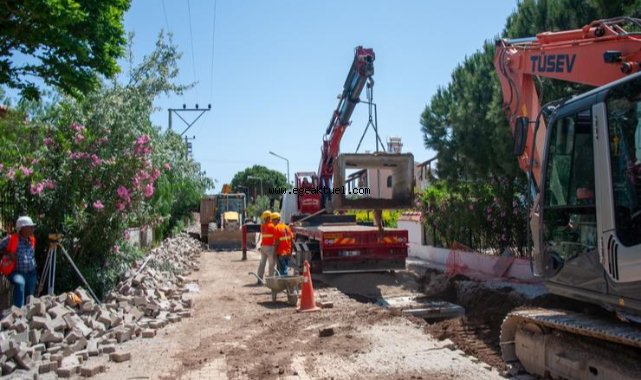 Seferihisar’a yeni yağmursuyu hattı 