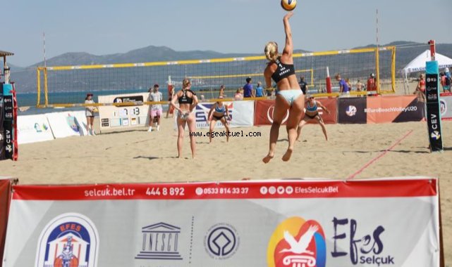 Avrupa Plaj Voleybolu Şampiyonası Efes Selçuk’ta Başladı