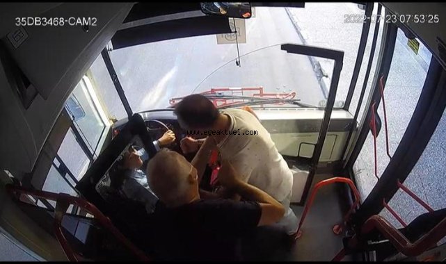 İzmir’de kadın şoföre saldırı