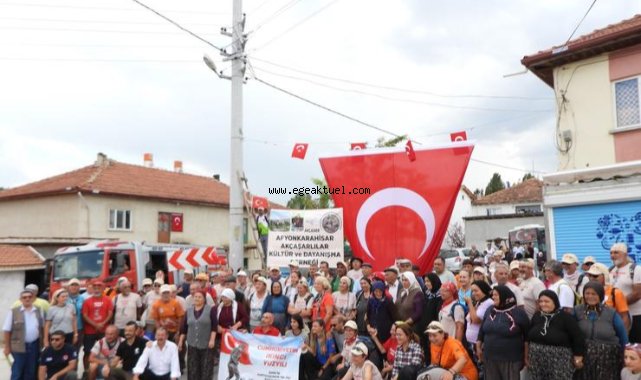 Afyon’dan İzmir’e Zafer Yürüyüşü devam ediyor
