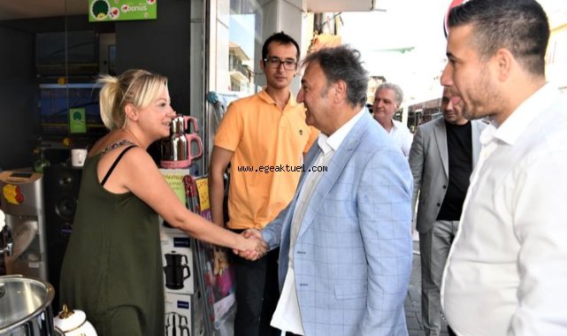 Başkan İduğ, esnafı dinledi