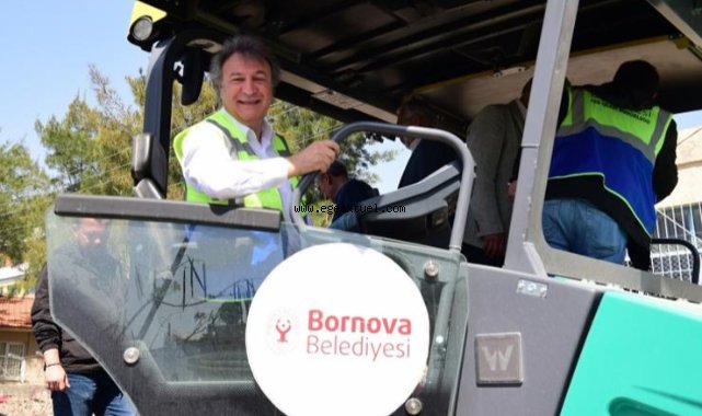 Bornova’da asfalt mutluluğu