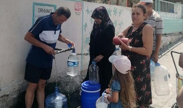 Dikili’ye yeniden su verilmeye başlandı