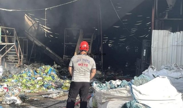 İzmir'de korkutan yangın