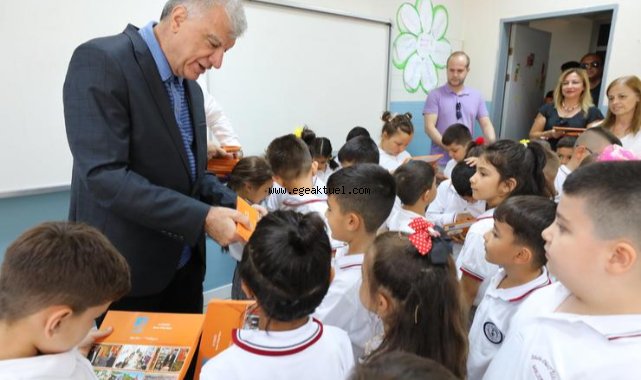 Başkan Engin, miniklerin okul heyecanına ortak oldu