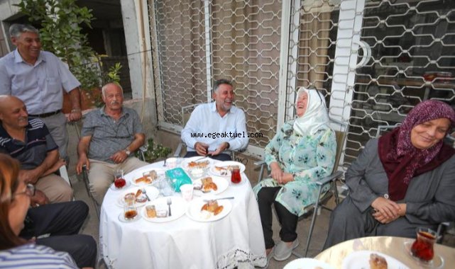 Başkan Sandal, Çiçek Mahallesi’ni ziyaret etti