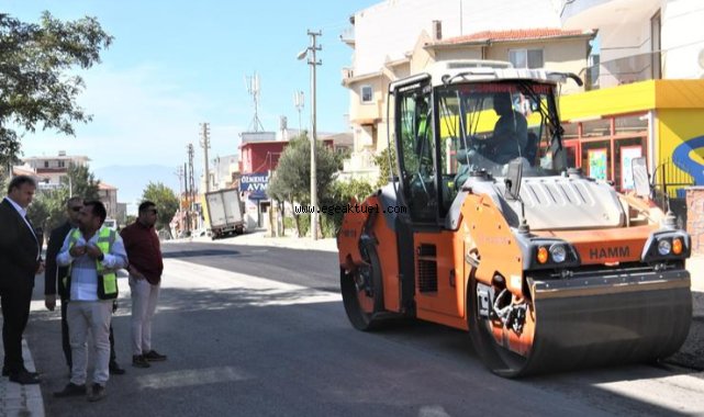 Bornova'ya 21 bin 500 ton asfalt!