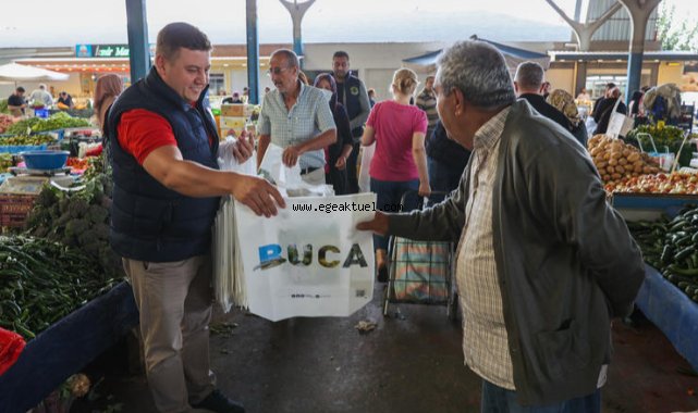 Buca pazarlarında çevre farkındalığı