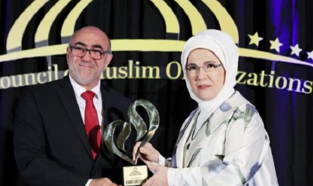 Emine Erdoğan, ABD'de ödül aldı!