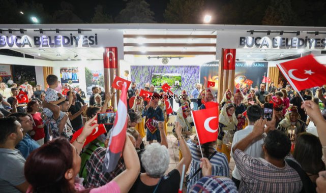 İEF’teki Buca standında 9 Eylül coşkusu