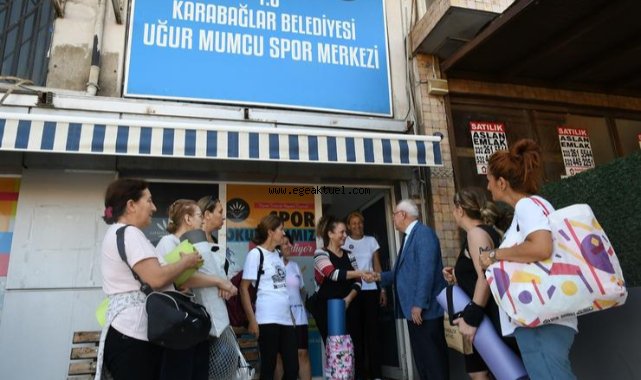 Karabağlar'da kadınlardan spor kurslarına yoğun ilgi