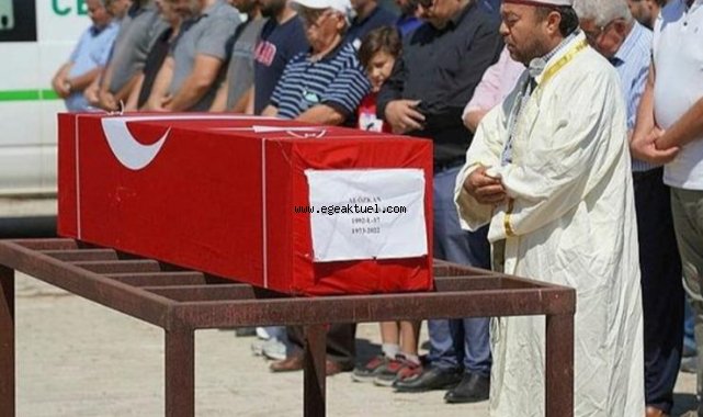 Şehit olan astsubay İzmir'de son yolculuğuna uğurlandı