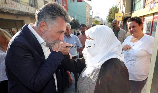 Başkan Sandal’a Emek Mahallesi’nde sıcak karşılama