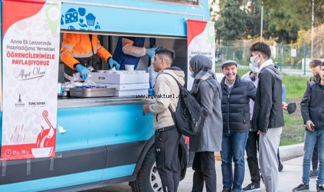 İzmir Büyükşehir Belediyesi öğrencilere yemek noktasını 6’ya çıkardı