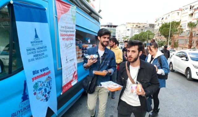 Öğrencilere 6 üniversitede yemek dağıtımı