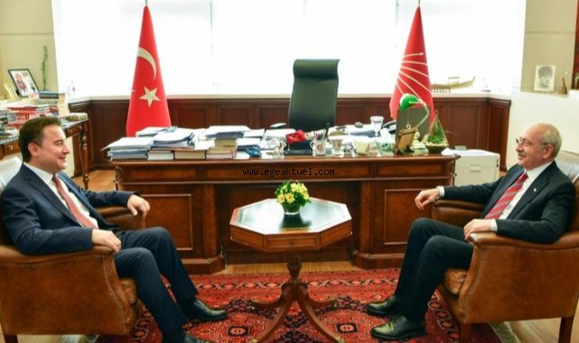 Ali Babacan ile Kılıçdaroğlu görüştü